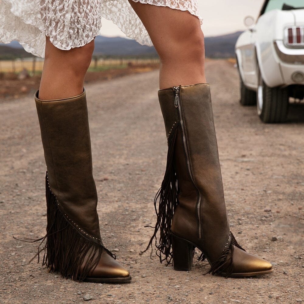 NIB Cuadra Fringe Boots